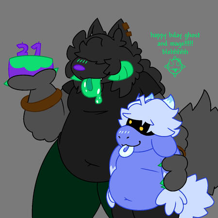 bday present for ghost and mage